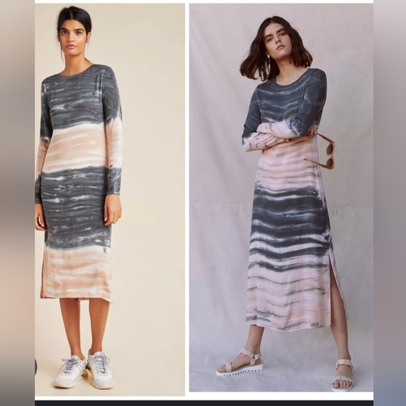 Anthropologie Dresses & Skirts - Anthropologie Long Sleeve Tie-Dye Dress